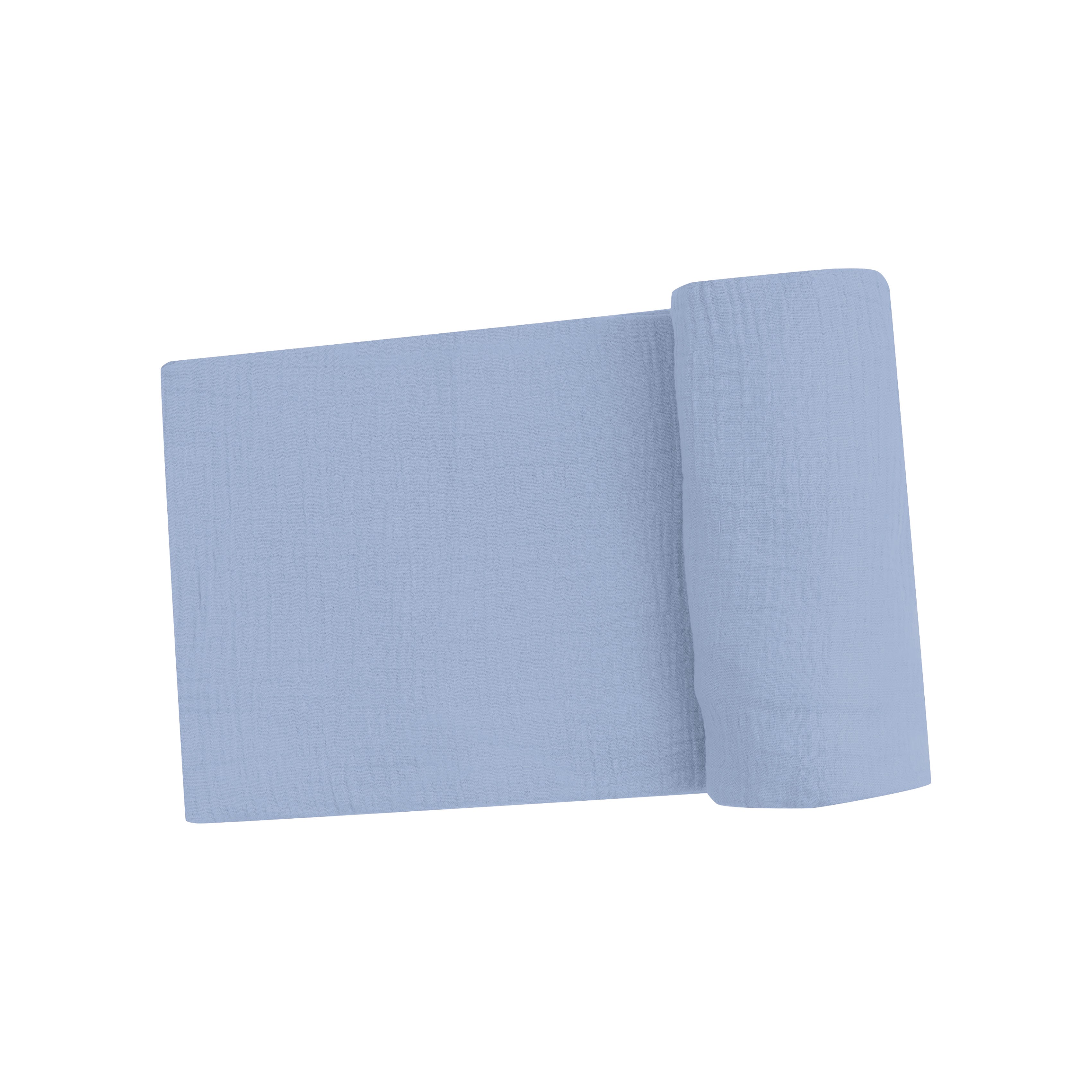 Angel Dear Bamboo Cotton Muslin Swaddle Blanket - Dusty Blue